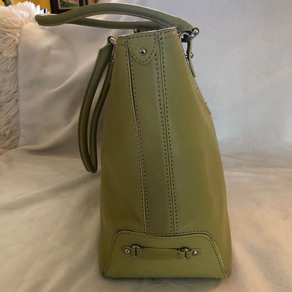 COLE HAAN LEATHER SHOULDER HANDBAG - Picture 2 of 5